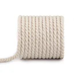 Sodrott pamut zsinór Ø8 mm macrame