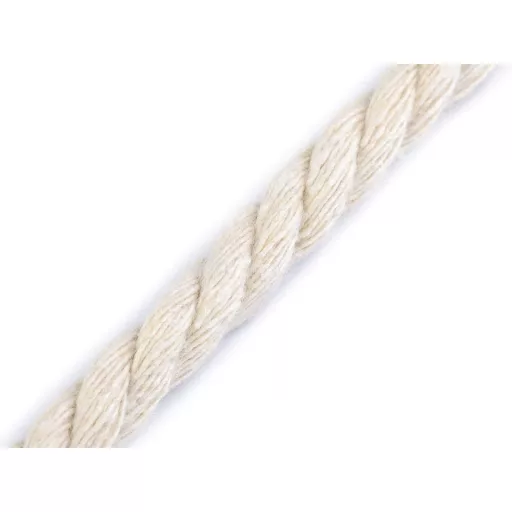 Sodrott pamut zsinór Ø8 mm macrame