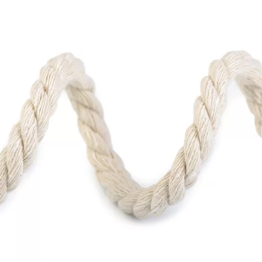 Sodrott pamut zsinór Ø8 mm macrame