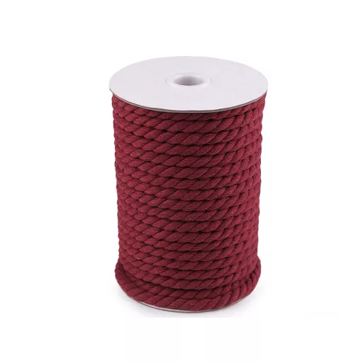 Sodrott pamut zsinór Ø8 mm macrame