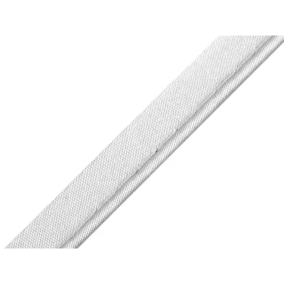 Szatén paszpól szegő - kéder szalg szélessége 10 mm - 187 világosszürke (60 m-os csomagolás) Szatén paszpól szegő - kéder szalg szélessége 10 mm - 187 világosszürke (60 m-os csomagolás)