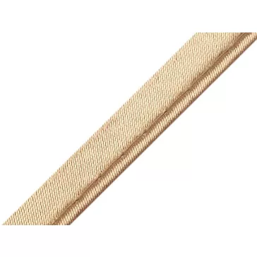   Szatén paszpól szegő - kéder szalg szélessége 10 mm - 162 erősbézs (60 m-os csomagolás)