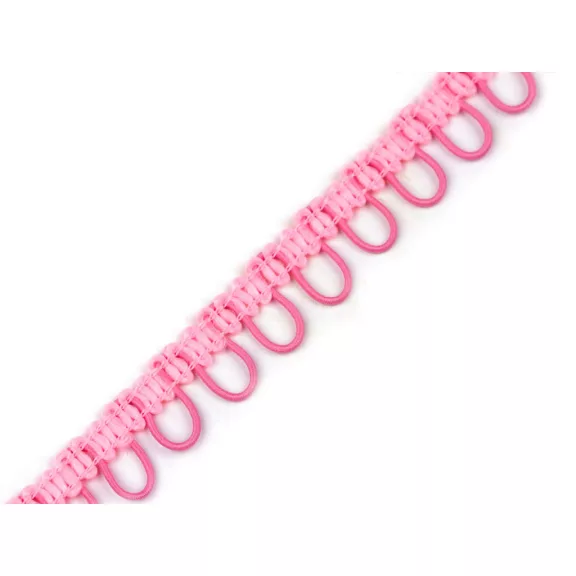Paszomány rugalmas gomblyukas szélessége 15 mm - 11 pink (3 m-es csomagolás) Paszomány rugalmas gomblyukas szélessége 15 mm - 11 pink (3 m-es csomagolás)