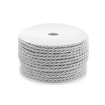 Sodrott zsinór Ø3 mm - 11 ezüst (100 m-os csomagolás)