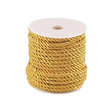 Sodrott zsinór Ø5 mm - 20 arany (80 m-os csomagolás)