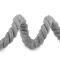 Sodrott pamutzsinór Ø20 mm macrame - 5 szürke 