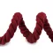 Sodrott pamutzsinór Ø20 mm macrame - 6 sötétpiros 