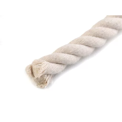 Sodrott pamutzsinór Ø10 mm keményebb, macrame