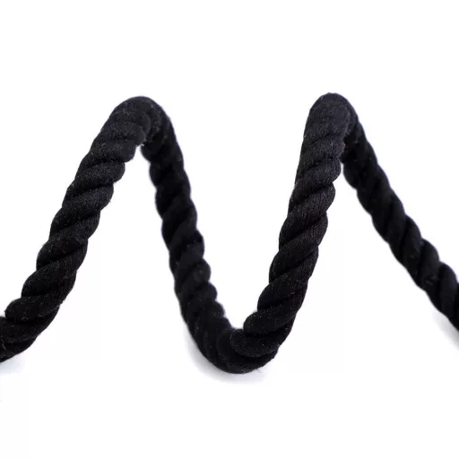 Sodrott pamutzsinór Ø10 mm keményebb, macrame