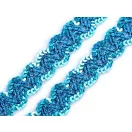 Flitter szalag 20 mm-es hologramm bortni - 1 ezüst hologramm (67,5 m-os csomagolás)