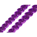 Flitter szalag 20 mm-es hologramm bortni - 1 ezüst hologramm (67,5 m-os csomagolás)