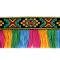 Paszomány indián roljtokkal szélessége 45 mm - multicolor 