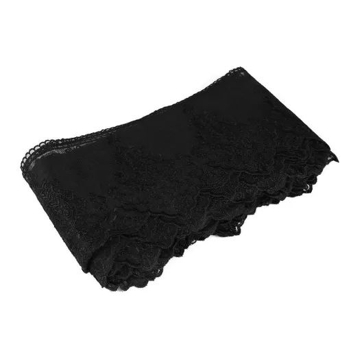 Hímzett monofil paszomány szélessége 15 cm