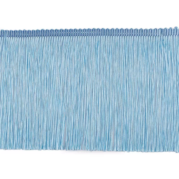 Rojt fényes sűrű szélessége 15,5 cm - 10 világoskék Rojt fényes sűrű szélessége 15,5 cm - 10 világoskék