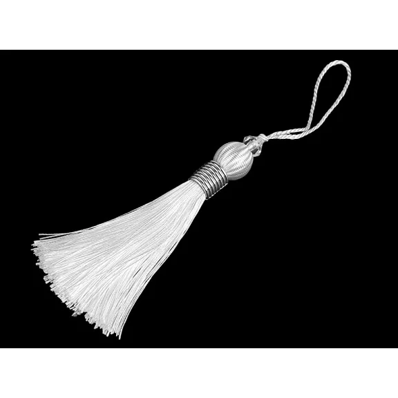 Rojt hossza 22-24 cm - 1 fehér ezüst (20 db-os csomagolás) Rojt hossza 22-24 cm - 1 fehér ezüst (20 db-os csomagolás)