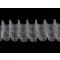 Függönybehúzó szalag 75 mm ceruzabehúzás - Transparent 