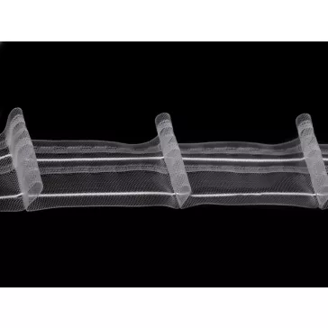   Függönybehúzó 1 csokros széles 50 mm - átlátszó (100 m-os csomagolás)