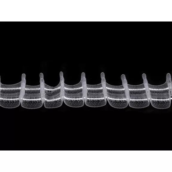 Függöny szélessége 25 mm ceruza redőzött - Transparent (50 m-es csomagolás) Függöny szélessége 25 mm ceruza redőzött - Transparent (50 m-es csomagolás)
