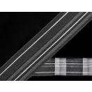 Függönyanyag 2 szélessége 50 mm - átlátszó (100 m-os csomagolás) Függönyanyag 2 szélessége 50 mm - átlátszó (100 m-os csomagolás)
