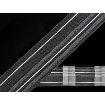   Függönyanyag 2 szélessége 50 mm - átlátszó (100 m-os csomagolás)