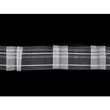   Függönyanyag 2 szélessége 50 mm - átlátszó (100 m-os csomagolás)