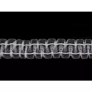   Függönyszélesség 25 mm flip-flip - átlátszó (100 m-os csomagolás)