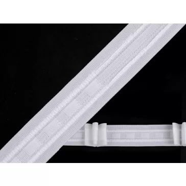   Függöny 3 készlet szélessége 25 mm - fehér (100 m-os csomagolás)