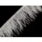 Paszomány - strucc toll 5-10 cm - 2 Off White 
