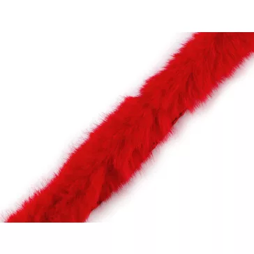 Szegő / műszörme lampasz szélessége 2 cm - 7 piros 