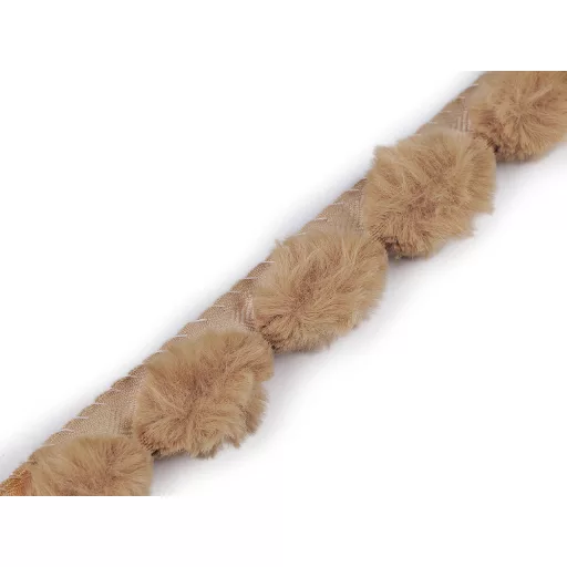 Dísz szegőszalag / műszörme lampasz szalag 3 cm