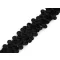 Gumis flitter szalag 20 mm rugalmas - 3 fekete 