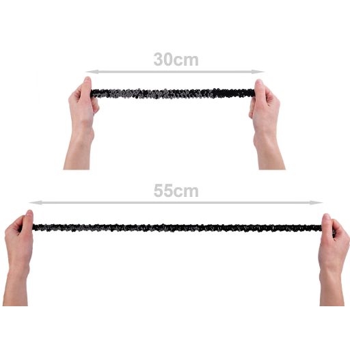 Gumis flitter szalag 20 mm rugalmas
