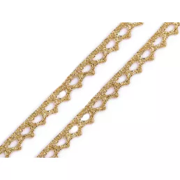 paszomány / csipke lurexel szélessége 10 mm