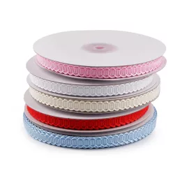 Csipke mintás szatén szalag 10 mm