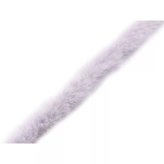 Műszörme díszítő csík széles 1,5 cm - 15 vil szürkéskék Műszörme díszítő csík széles 1,5 cm - 15 vil szürkéskék
