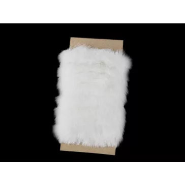   Műszörme díszítő csík széles 2 cm ruházati - 1 Off White (1 db-os csomagolás)