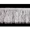 Rojt flitteres szélessége 10 cm - 1 fehér 