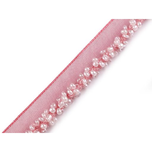 Polieszter paszpól szalag / kéder gyöngyös 15 mm széles