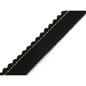   Paszpol bevarrható szegő szalag kövek tüll széles 15; 20 mm