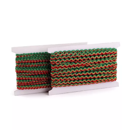 Karácsonyi lurex paszomány 10 és 12 mm