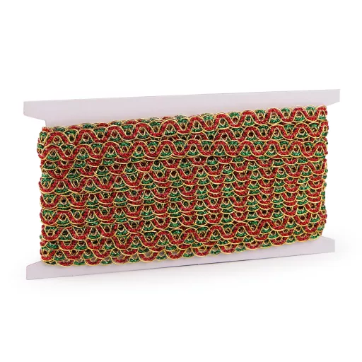Karácsonyi lurex paszomány 10 és 12 mm