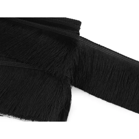 Fényes rolyt sűrű szélessége 90 mm - 4 fekete Fényes rolyt sűrű szélessége 90 mm - 4 fekete