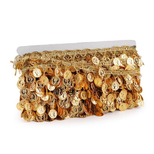 Shakira hastánc paszomány érmékkel 38 mm csörgő