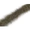 Műszőrme szalag bevarrható ruházati kerek , állatminta széles 5 cm - 5 zöld khaki 