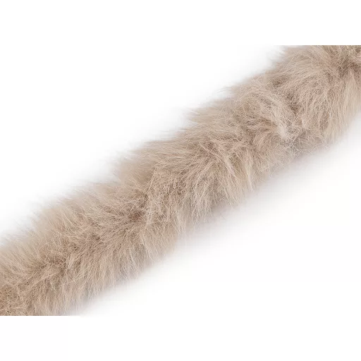 Műszőrme szalag bevarrható ruházati kerek , állatminta széles 5 cm