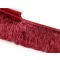 Sűrű metál rojt 15 cm széles - 4 piros (9 m-es csomagolás)