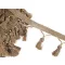 Paszomány/ rojt szélessége 13 cm - 2 bézs 