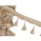 Paszomány / rojt szélessége 11 cm - 1 világos bézs 