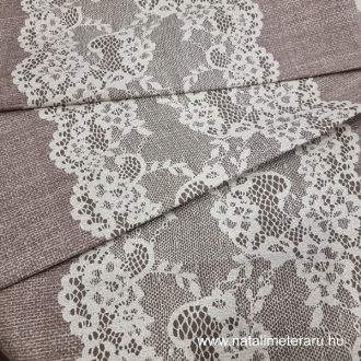 Csipke mintás,50cm széles pamutvászon