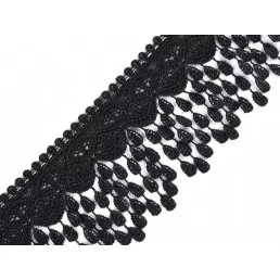 Szellős csipke rojtokkal szélessége 80 mm